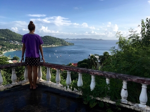 Udsigten over Grenada. Så er det helt ok, at skulle hente patienten selv. 